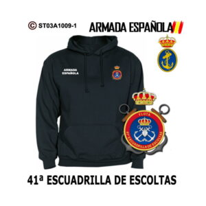 Sudadera-capucha 41ª Escuadrilla de Escoltas - Armada Española