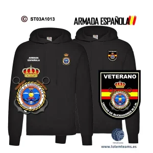 Sudadera-capucha Unidad de Buceadores M.C.M. - Armada Española
