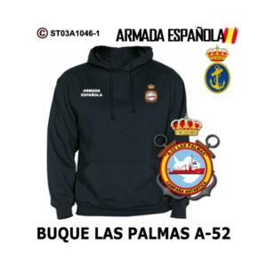 Sudadera-capucha Buque Las Palmas A-52 - Armada Española