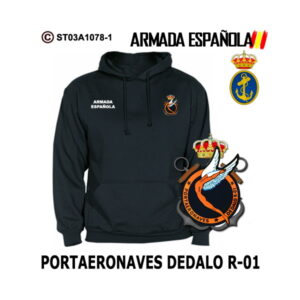 Sudadera-capucha Portaeronaves Dédalo R-01 - Armada Española