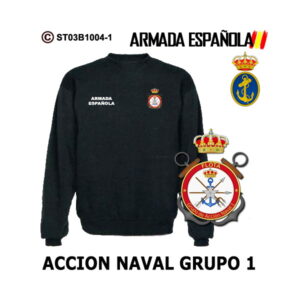 Sudadera-clásica Grupo 1 de Acción Naval - Armada Española