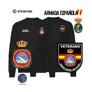 Sudadera-clásica Grupo Naval de Playa - Armada Española