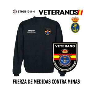 Sudadera-clásica Veterano Fuerza de Medidas Contra Minas - Armada Española