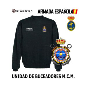 Sudadera-clásica Unidad de Buceadores M.C.M. - Armada Española