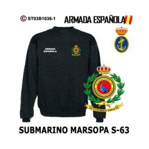 Sudadera-clásica Submarino Marsopa S-63 - Armada Española