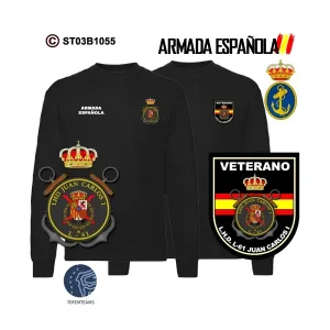 Sudadera-clásica Buque LHD Juan Carlos I L-61 - Armada Española