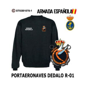 Sudadera-clásica Portaeronaves Dédalo R-01 - Armada Española
