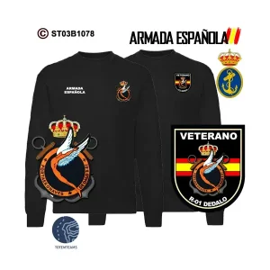 Sudadera-clásica Portaeronaves Dédalo R-01 - Armada Española