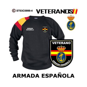 Sudadera-bandera Veterano M1 Armada Española