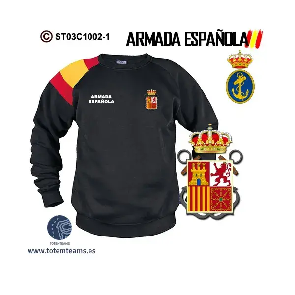 Sudadera-bandera Bandera de Proa Armada Española - Imagen 2