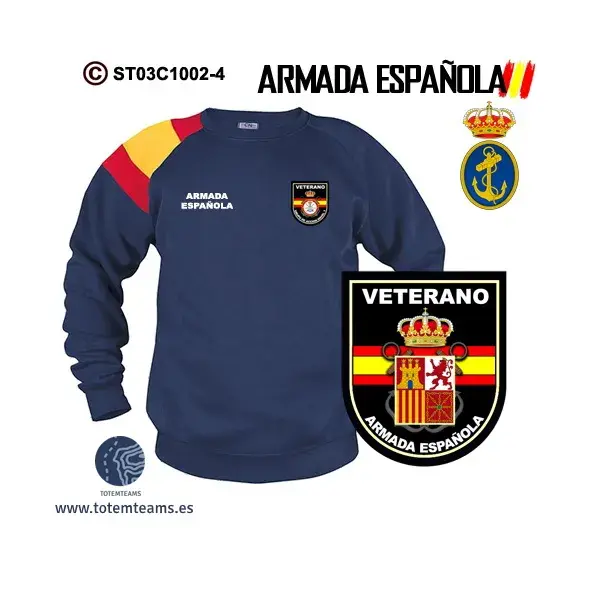 Sudadera-bandera Bandera de Proa Armada Española - Imagen 5