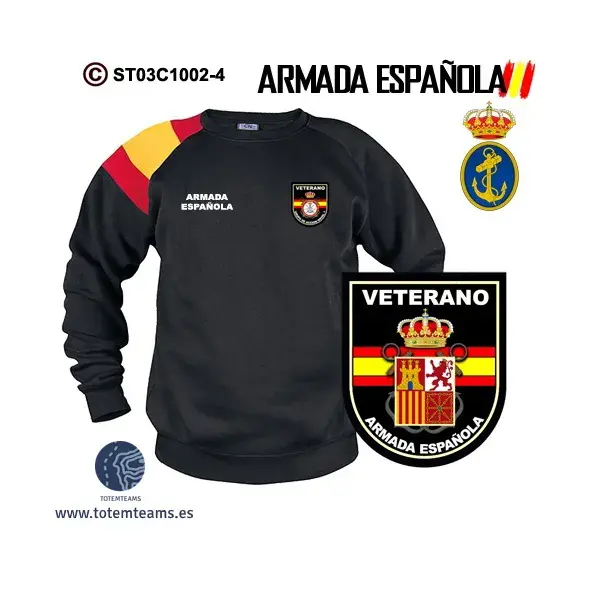 Sudadera-bandera Bandera de Proa Armada Española - Imagen 4