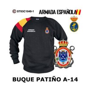 Sudadera-bandera Buque Patiño A-14 - Armada Española