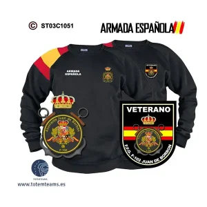 Sudadera-bandera Fragata Almirante Juan de Borbón F-102 – Armada Española