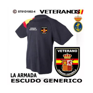 Camiseta Veterano Bandera de Proa Armada Española
