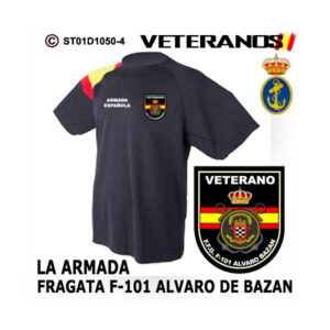 Camiseta Veterano Fragata Alvaro de Bazán F-101 – Armada Española