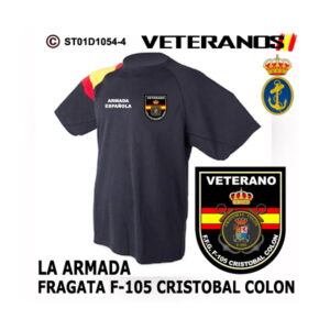 Camiseta Veterano Fragata Cristóbal Colon F-105 – Armada Española