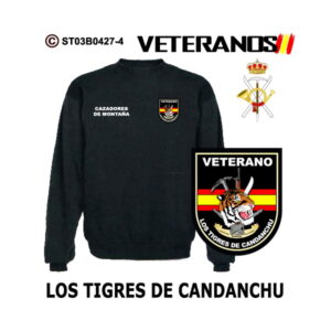 Sudadera-clásica Veterano EMMOE / Cia Los Tigres de Candanchú – Cazadores de Montaña