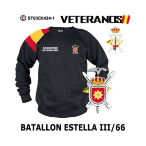 Sudadera-bandera Batallón Estella III/66 Cazadores de Montaña