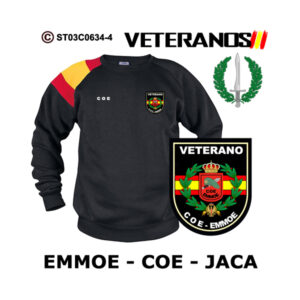 Sudadera-bandera Veterano COE EMMOE - Boina Verde