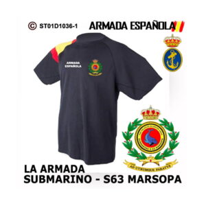 Camiseta Submarino Marsopa S-63 – Armada Española