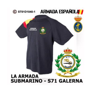 Camiseta Submarino Galerna S-71 – Armada Española