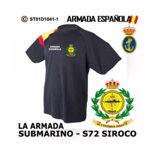 Camiseta Submarino Siroco S-72 – Armada Española