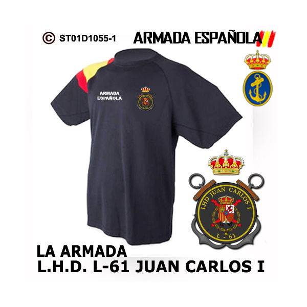 Camiseta Buque LHD Juan Carlos I L-61 – Armada Española
