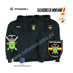 Sudadera-capucha EMMOE Escudo Antiguo - Cazadores de Montaña