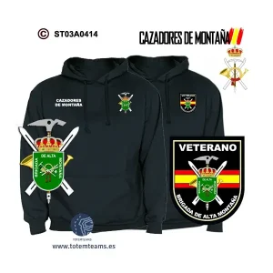 Sudadera-capucha Brigada de Alta Montaña – Cazadores de Montaña