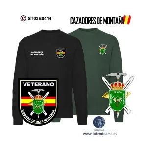 Sudadera-clásica Brigada de Alta Montaña – Cazadores de Montaña