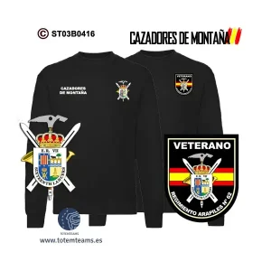 Sudadera-clásica Regimiento Arapiles nº 62 – Cazadores de Montaña