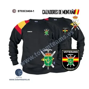 Sudadera-bandera EMMOE - Cazadores de Montaña