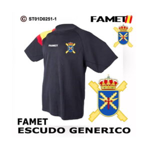 Camiseta-bandera FAMET – Escudo Genérico