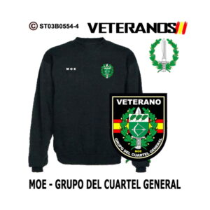 Sudadera-clásica Veterano Grupo del Cuartel General MOE - Boina Verde