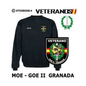 Sudadera-clásica Veterano MOE-GOE II Granada - Boina Verde