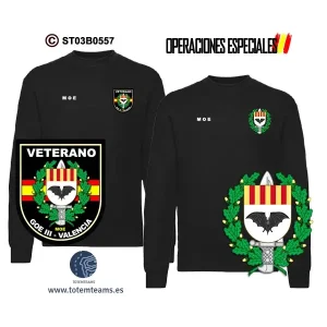 Sudadera-clásica MOE-GOE III Valencia - Boina Verde