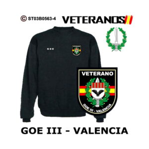 Sudadera-clásica Veterano GOE III Valencia - Boina Verde