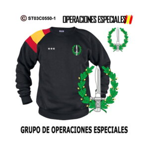 Sudadera-bandera GOE Grupos de Operaciones Especiales – Boina Verde