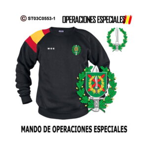 Sudadera-bandera MOE - Mando de Operaciones Especiales - Boina Verde