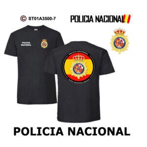 Camiseta Honor Seguridad Servicio - Policía Nacional