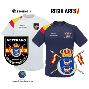 Camiseta Melilla Grupo Ligero Blindado Nº1 – Regulares