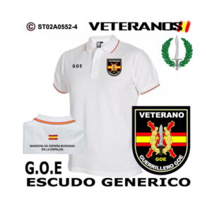 Polo Veterano Guerrillero GOE – Boina Verde