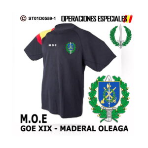 Camiseta MOE-GOE XIX C.L. Maderal Oleaga – Boina Verde