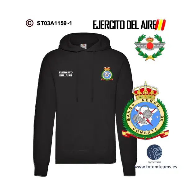 Sudadera-capucha MACOM Mando Aéreo de Combate – Ejercito del Aire - Imagen 2