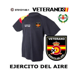 Camiseta Veterano Escarapela del Ejercito del Aire