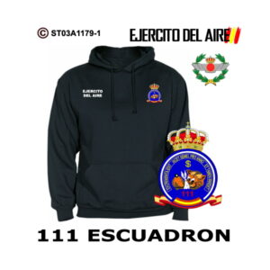 Sudadera-capucha Escuadrón 111 – Ejercito del Aire