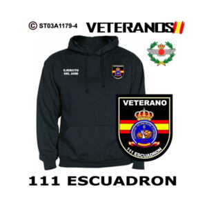 Sudadera-capucha Veterano Escuadrón 111 – Ejercito del Aire