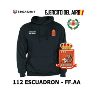 Sudadera-capucha Escuadrón 112 – Ejercito del Aire