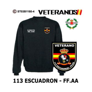 Sudadera-clásica Veterano Escuadrón 113 – Ejercito del Aire